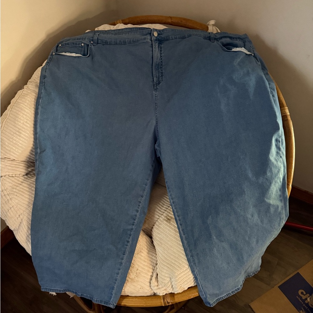Universal Standard Sky Blue Denim Boyfriend Jeans